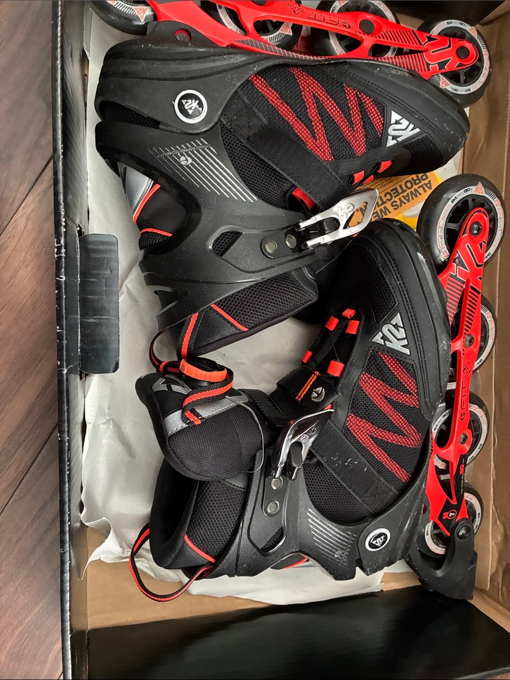 Men's Inline Skates - Black & Red
